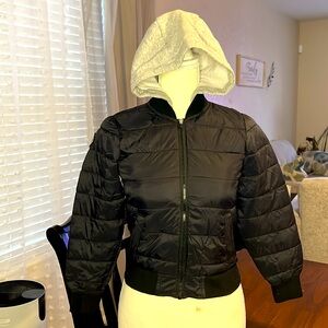 Justice Black Puffer Jacket